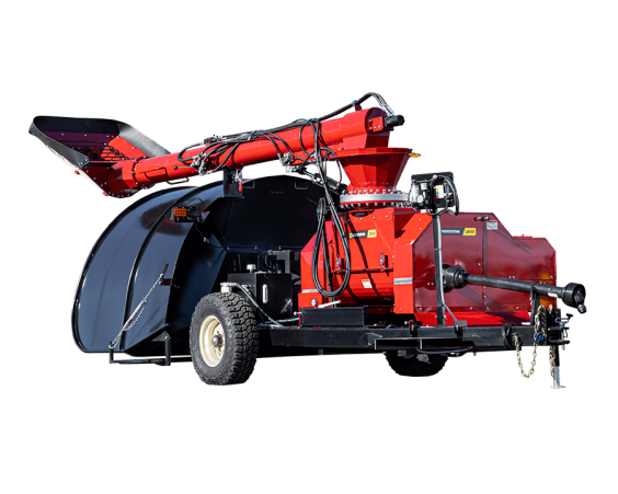 Horning bagger shredder mill with blower